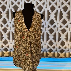 tank. Grey, white and pink.   Size large by Lush